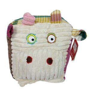 Ganz Cubimals Cow Plush Square Cube 8.5 Inch